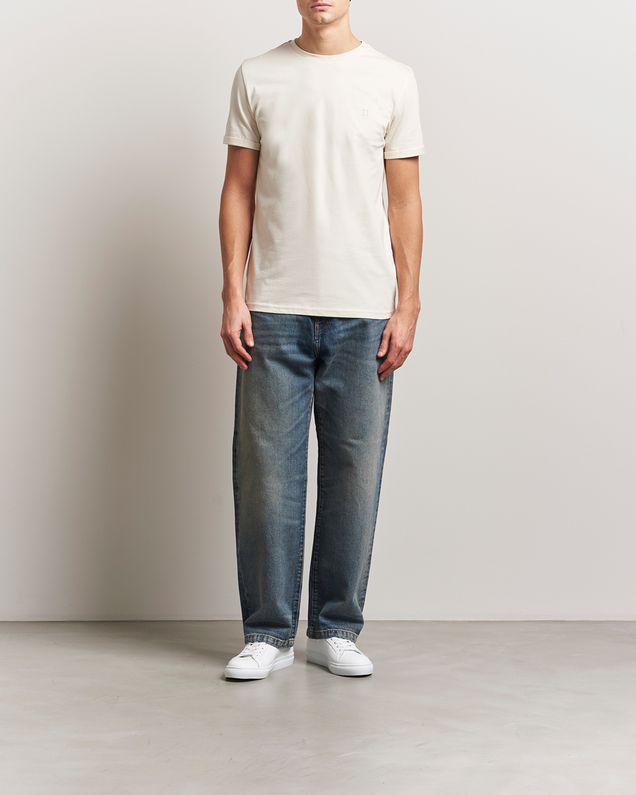 Herre | T-Shirts | LES DEUX | Nørregaard Tonal T-Shirt Ivory