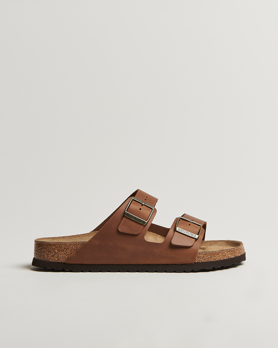 Herre | Sandaler & Hjemmesko | BIRKENSTOCK | Arizona Classic Footbed Cognac Oiled Leather