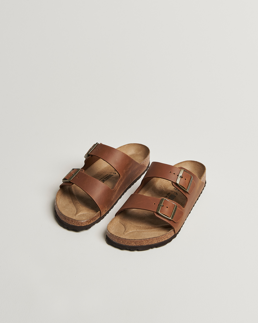 Herre | Sandaler & Hjemmesko | BIRKENSTOCK | Arizona Classic Footbed Cognac Oiled Leather