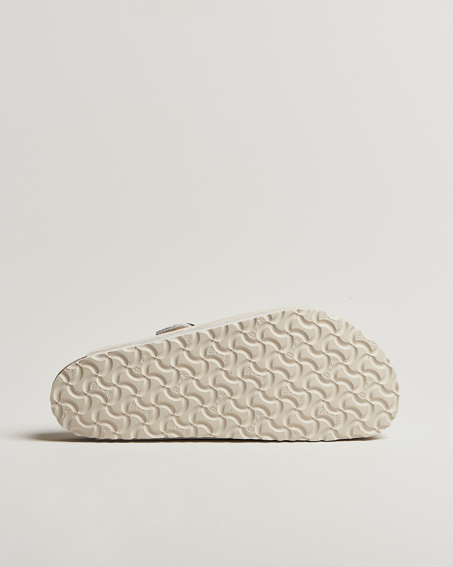 Herre | BIRKENSTOCK Boston Soft Footbed Antique White Suede | BIRKENSTOCK | Boston Soft Footbed Antique White Suede