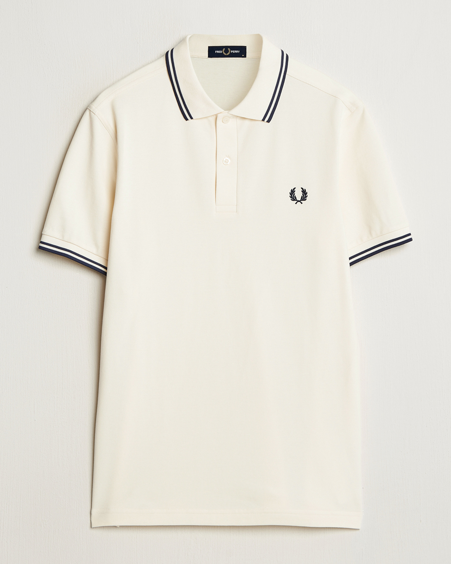 Herre | Polotrøjer | Fred Perry | Twin Tipped Polo Shirt Ecru