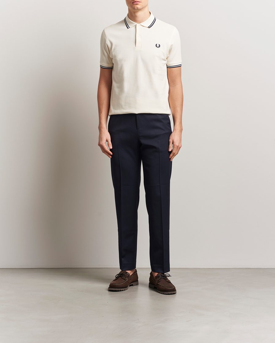 Herre | Polotrøjer | Fred Perry | Twin Tipped Polo Shirt Ecru