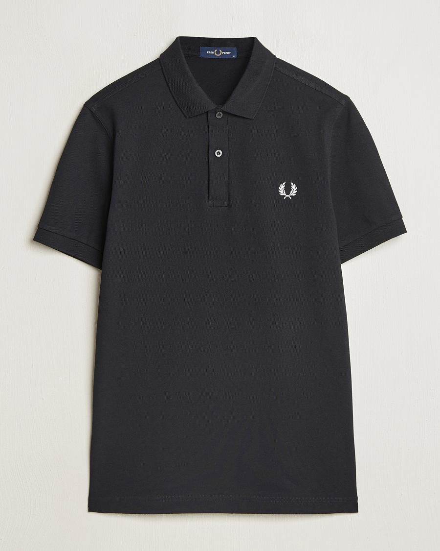 Herre | Polotrøjer | Fred Perry | Plain Polo Shirt Black