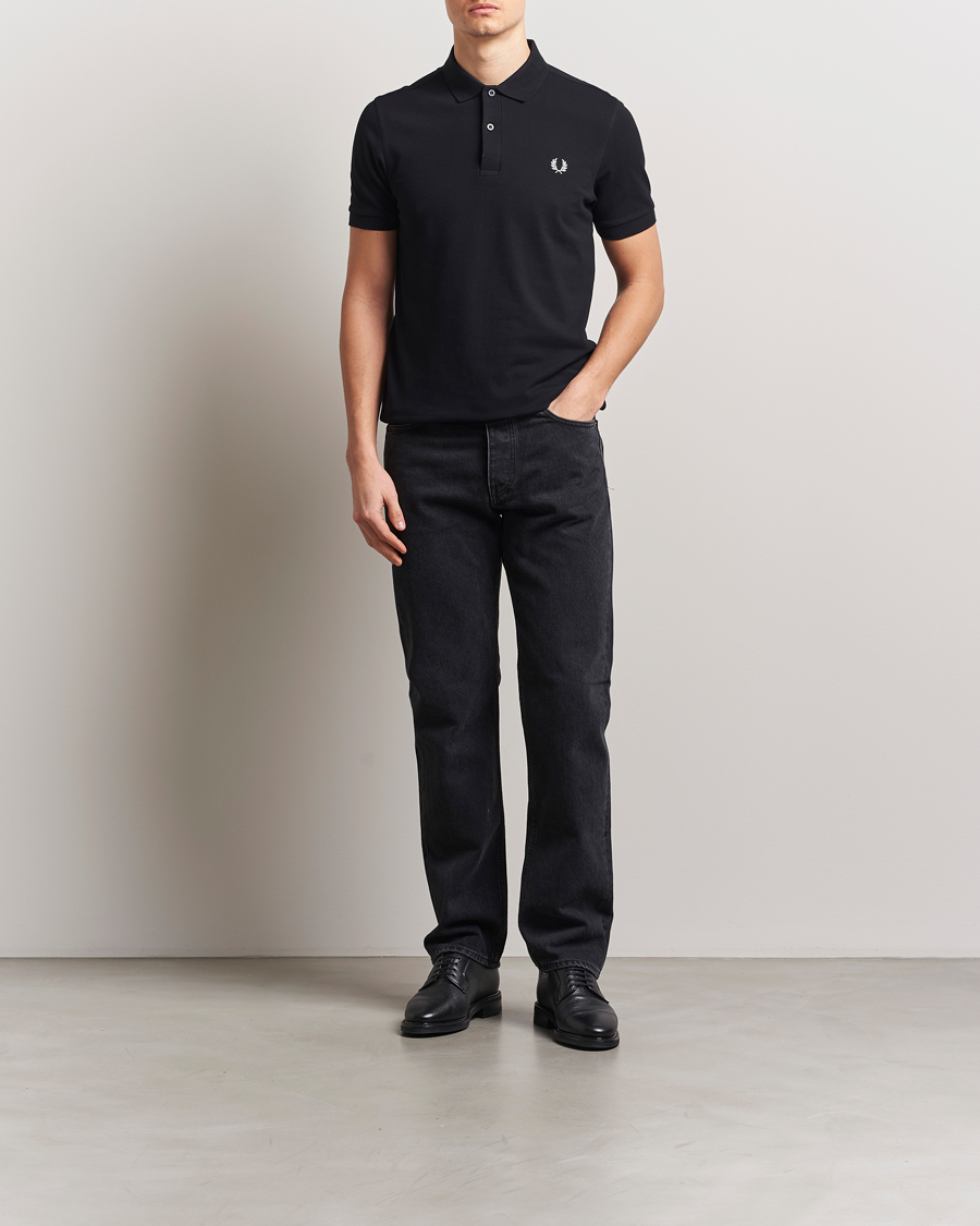 Herre | Polotrøjer | Fred Perry | Plain Polo Shirt Black