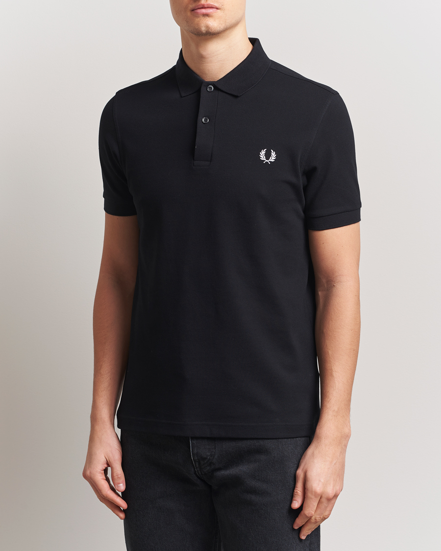 Herre | Polotrøjer | Fred Perry | Plain Polo Shirt Black