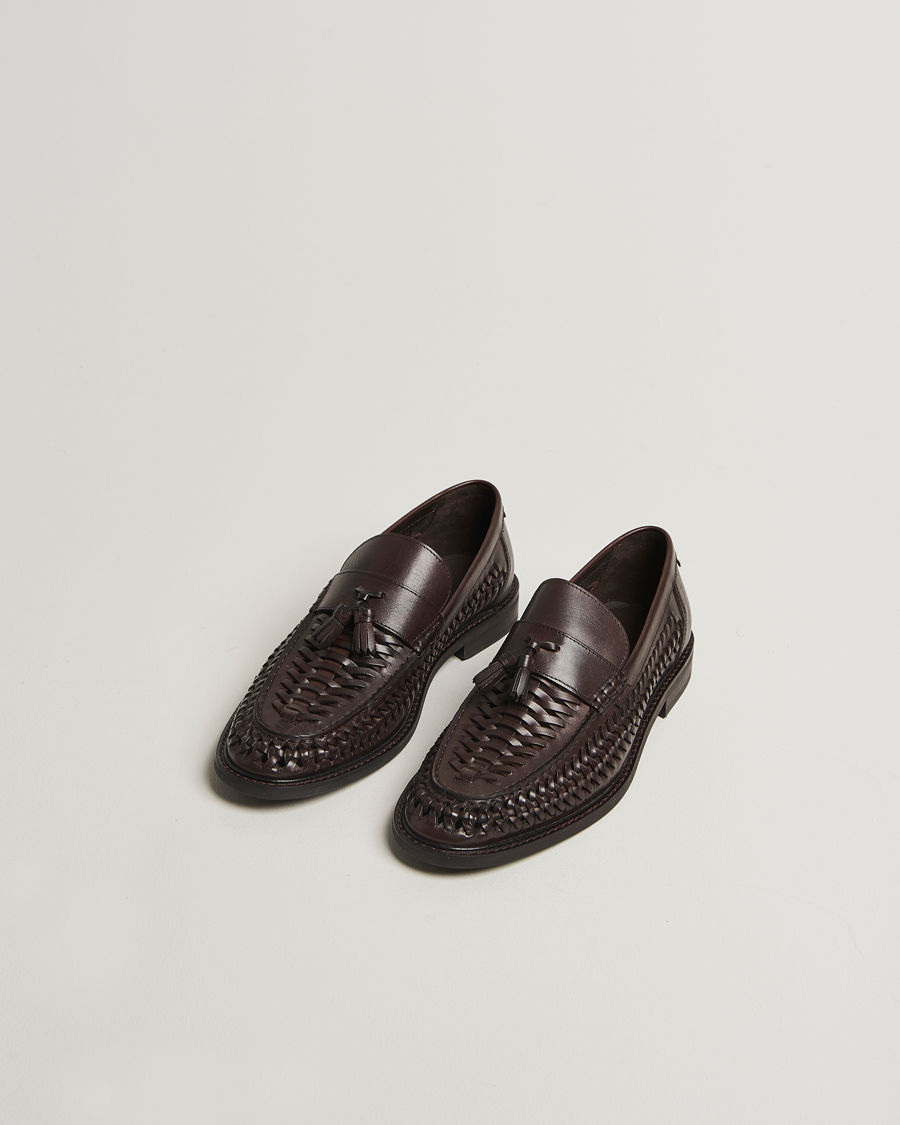 Herre | Loafers | GANT | Lozham Braided Tassle Loafer Dark Brown