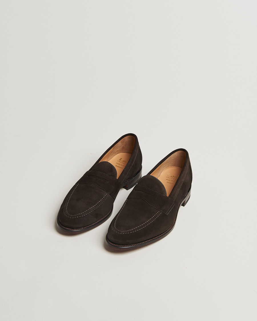 Herre | Loafers | Loake Shoemakers | Imperial Suede Loafers Dark Brown