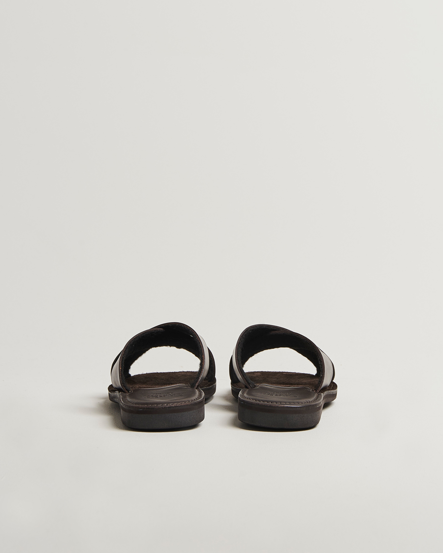Herre | Sandaler & Hjemmesko | Loake 1880 | Gozo Leather Sandal Dark Brown