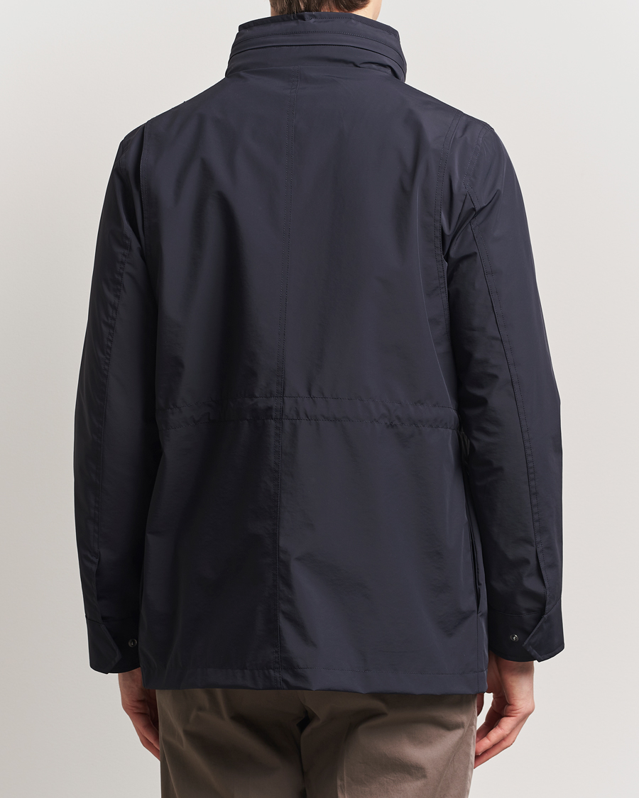 Herre | Jakker | Oscar Jacobson | M65 Nylon Field Jacket Navy