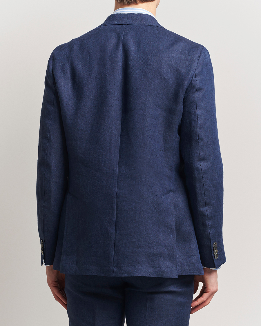 Herre | Blazere & jakker | Oscar Jacobson | Ferry Soft Linen Blazer Navy