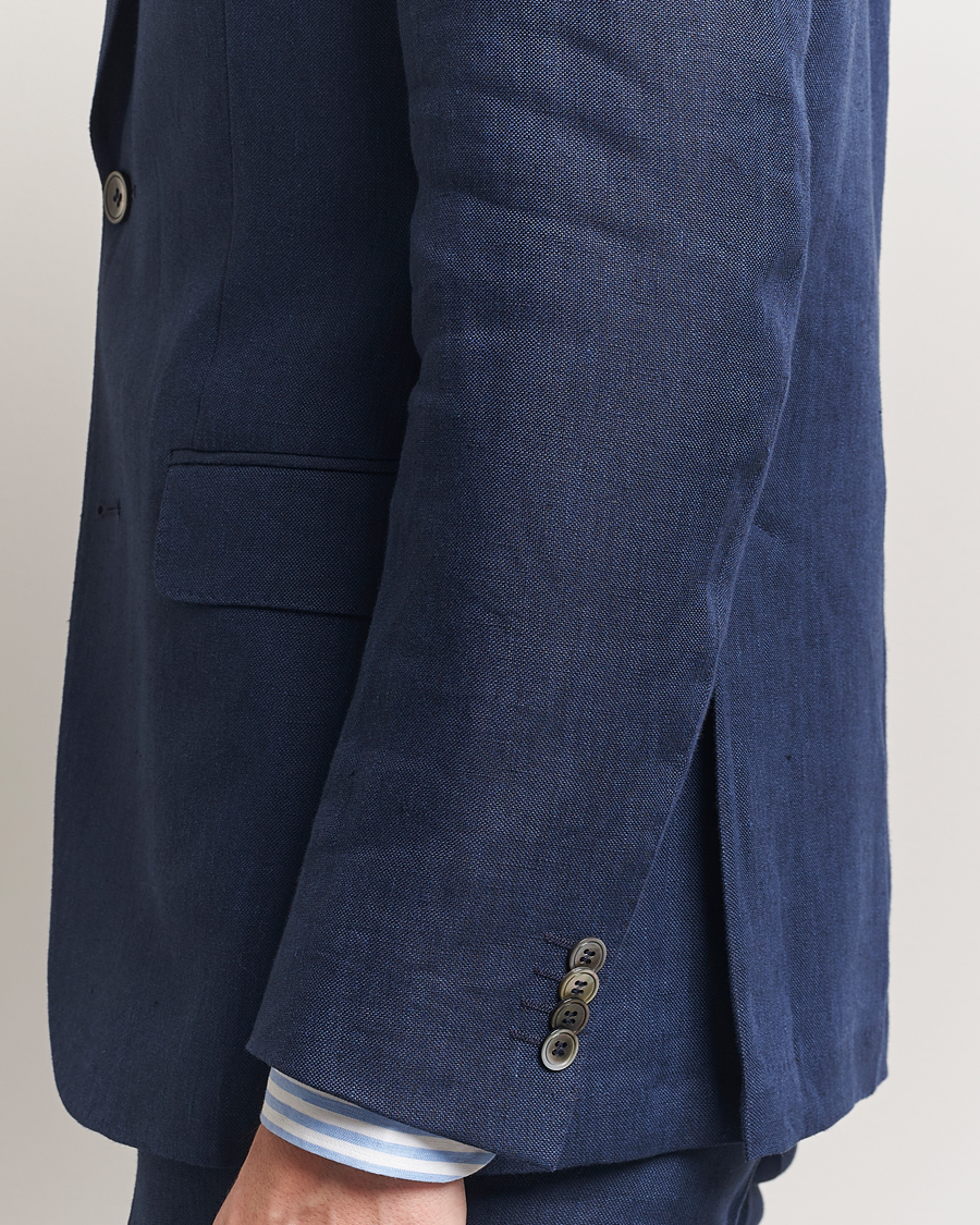 Herre | Blazere & jakker | Oscar Jacobson | Ferry Soft Linen Blazer Navy
