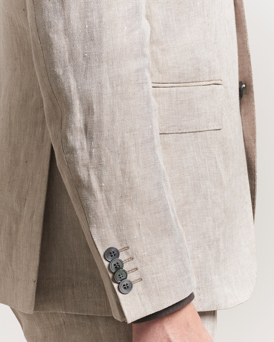 Herre | Blazere & jakker | Oscar Jacobson | Ferry Soft Linen Blazer Beige
