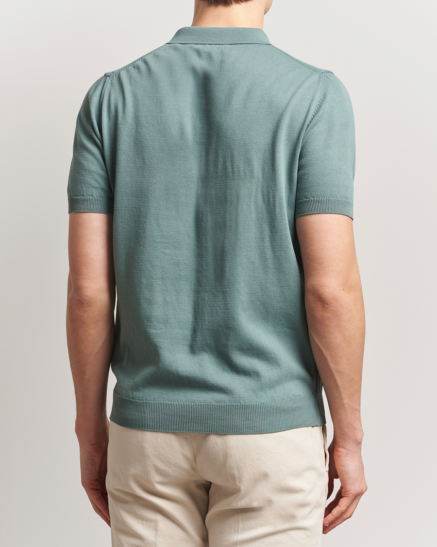 Herre | Polotrøjer | Oscar Jacobson | Barto Structured Cotton Polo Light Green