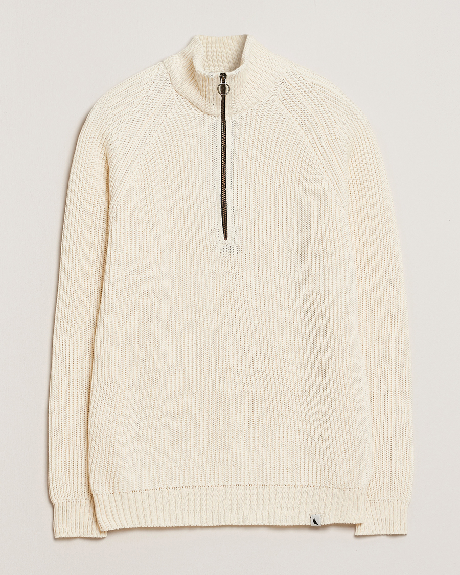 Herre | Trøjer | Peregrine | Felix Quarter Zip Jumper White