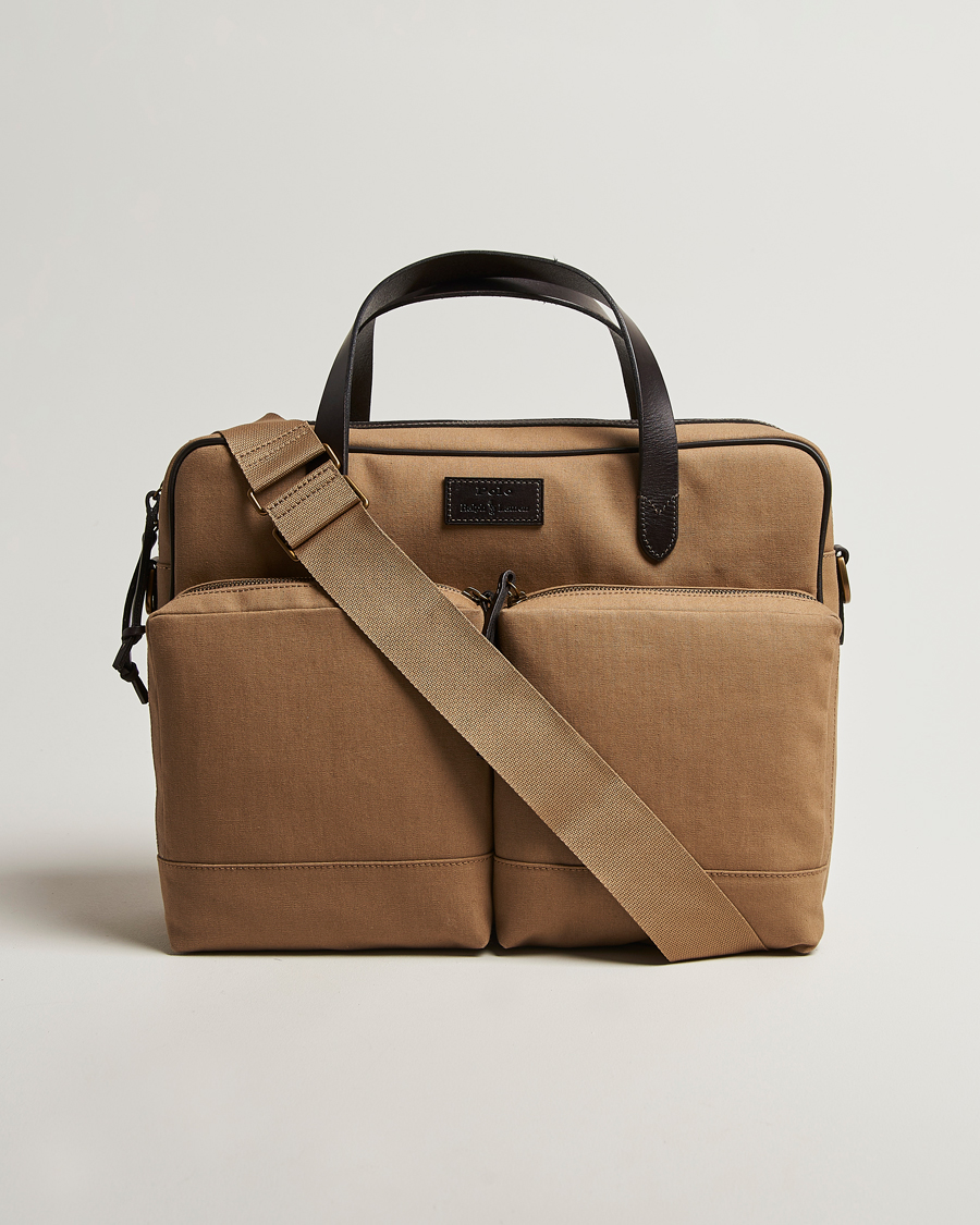 Herre | Tasker | Polo Ralph Lauren | Polo Ralph LaurenCommuter Canvas Messenger BagKhaki/Brown