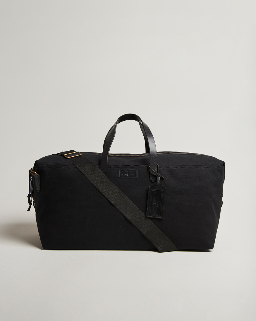 Herre | Polo Ralph Lauren Medium Canvas Duffle Bag Black | Polo Ralph Lauren | Medium Canvas Duffle Bag Black