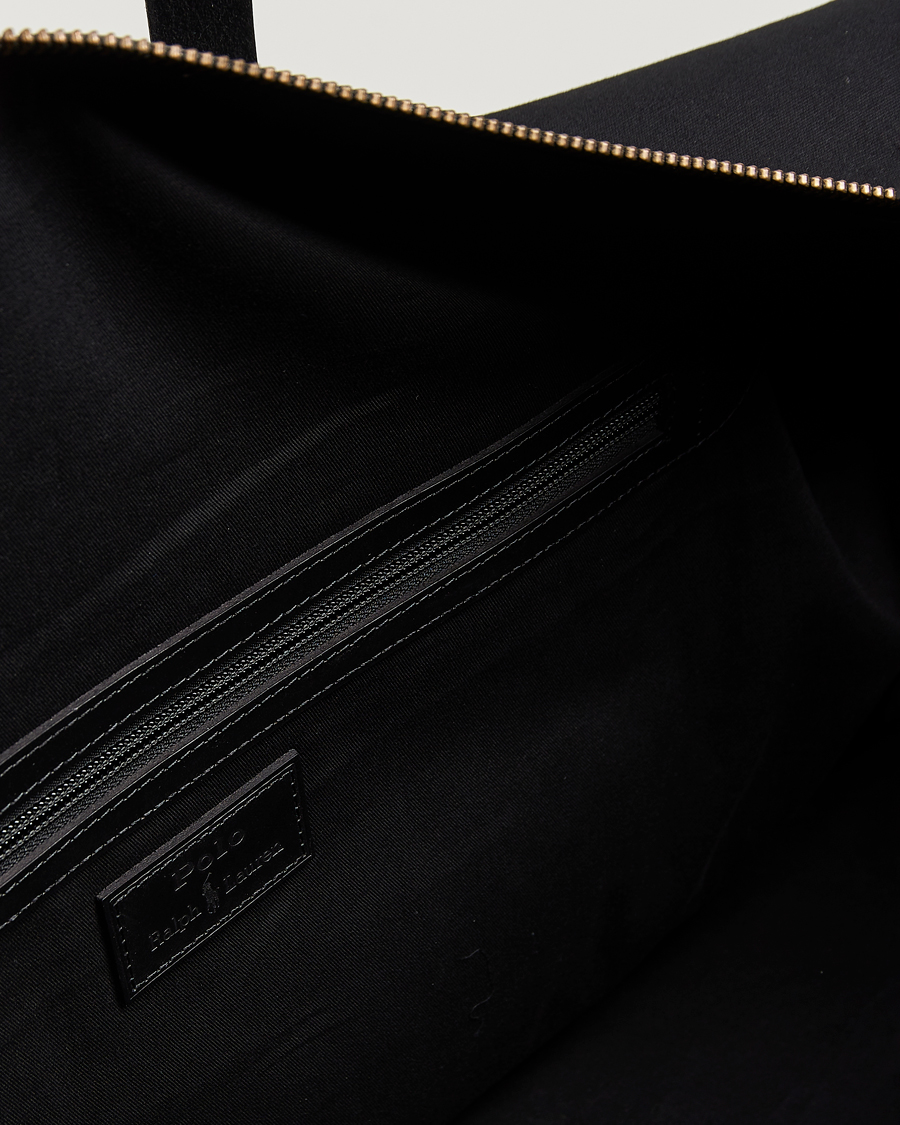 Herre | Polo Ralph Lauren Medium Canvas Duffle Bag Black | Polo Ralph Lauren | Medium Canvas Duffle Bag Black