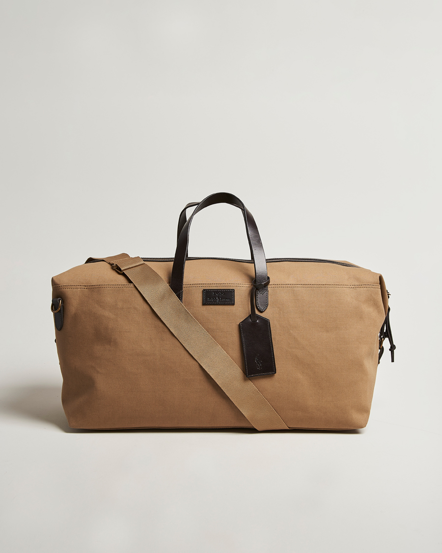 Herre | Tilbehør | Polo Ralph Lauren | Medium Canvas Duffle Bag Khaki/Brown