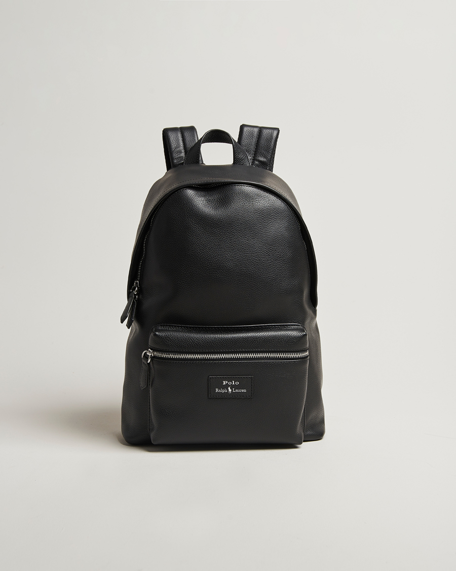 Herre | Tasker | Polo Ralph Lauren | Polo Ralph LaurenPebble Leather BackpackBlack