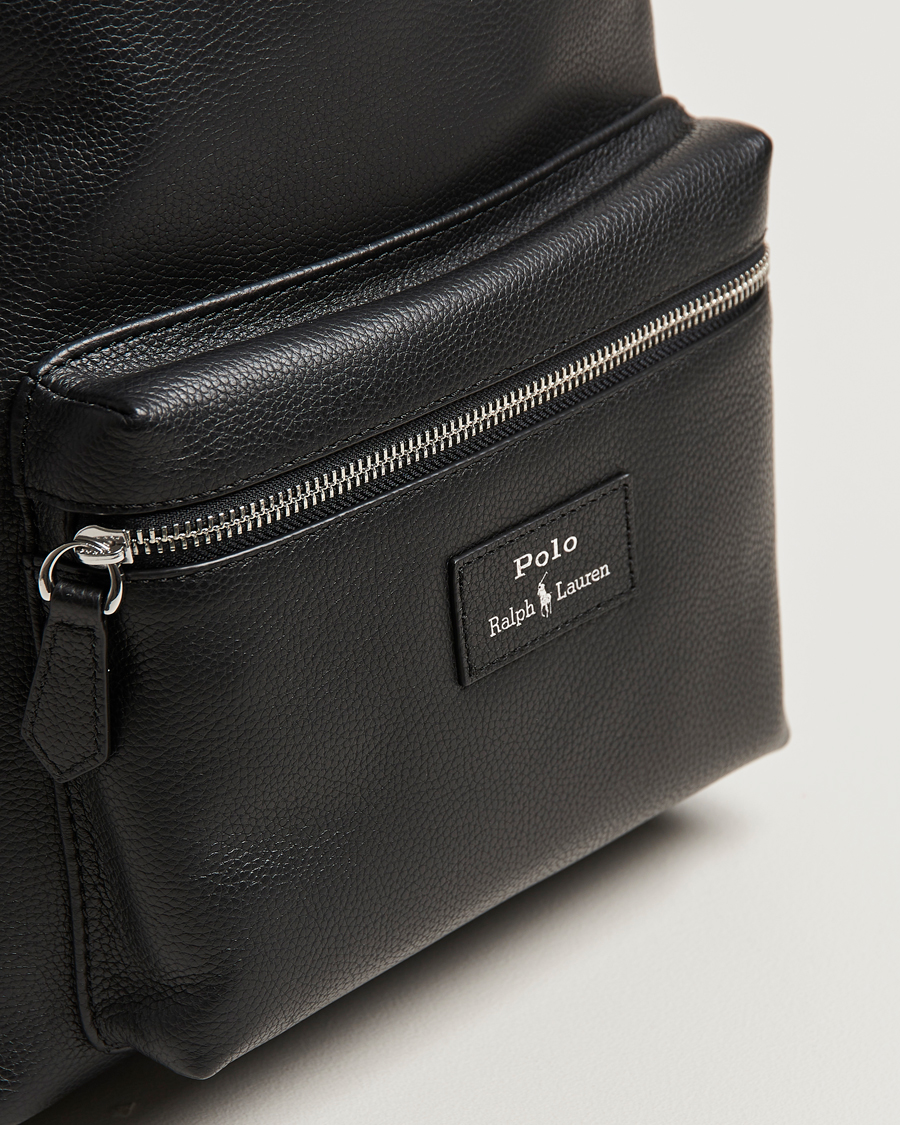 Herre | Tasker | Polo Ralph Lauren | Polo Ralph LaurenPebble Leather BackpackBlack