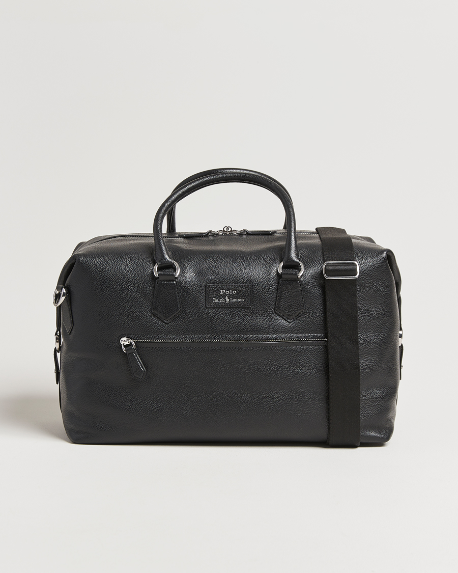 Herre | Tasker | Polo Ralph Lauren | Polo Ralph LaurenPebble Leather Duffle BagBlack