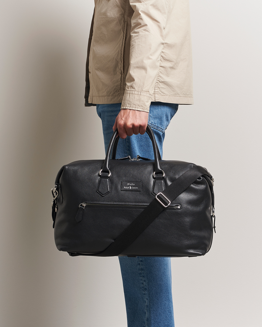 Herre | Tasker | Polo Ralph Lauren | Polo Ralph LaurenPebble Leather Duffle BagBlack