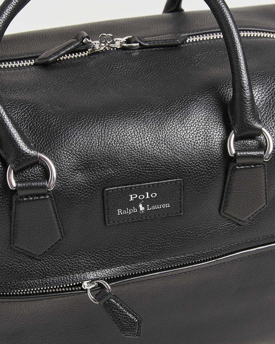 Herre | Tasker | Polo Ralph Lauren | Polo Ralph LaurenPebble Leather Duffle BagBlack