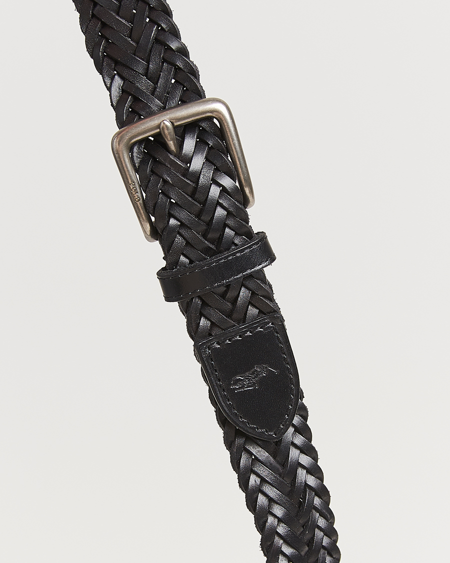 Herre | Bælter | Polo Ralph Lauren | Braided Leather Belt Black