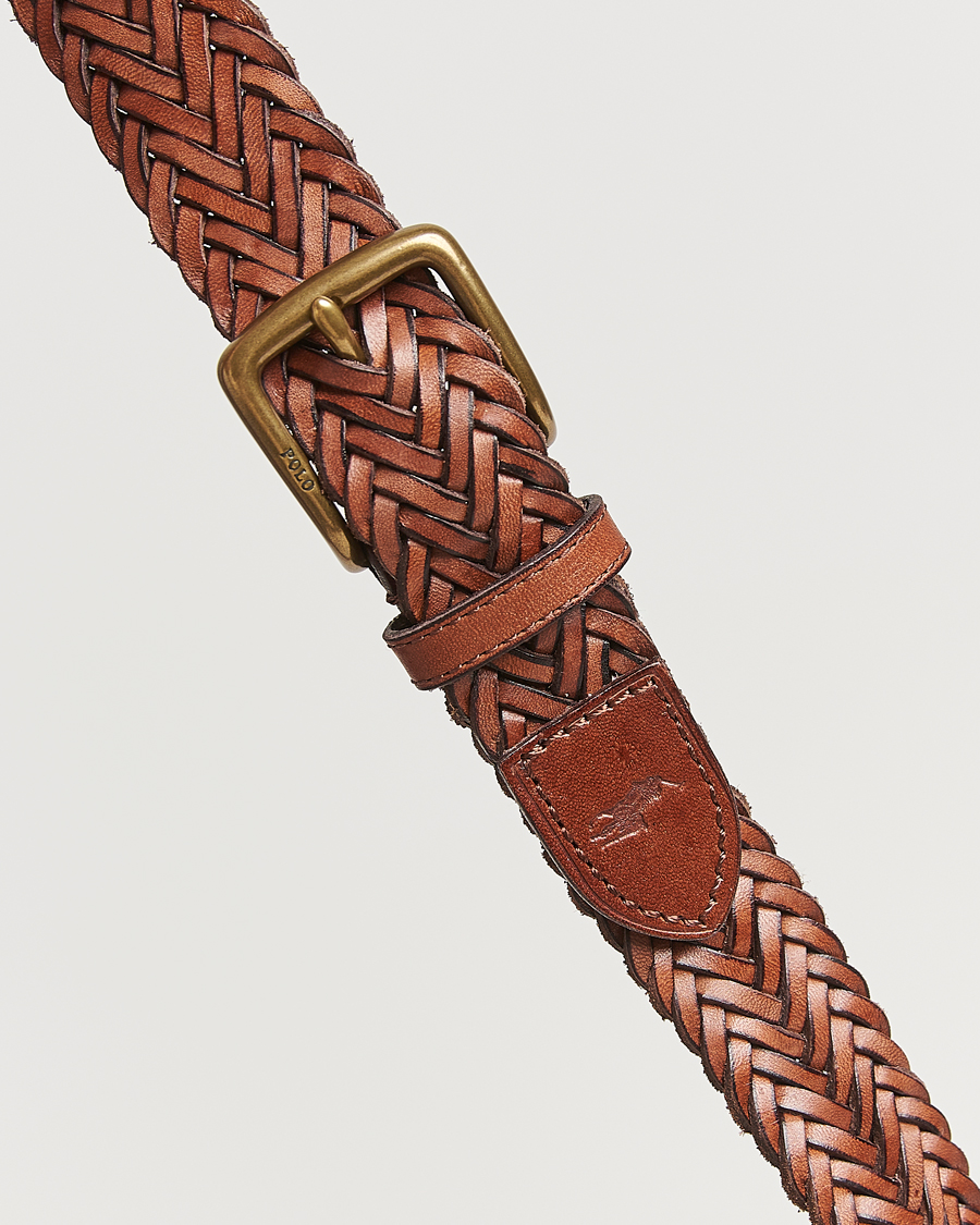 Herre | Bælter | Polo Ralph Lauren | Braided Leather Belt Polo Saddle