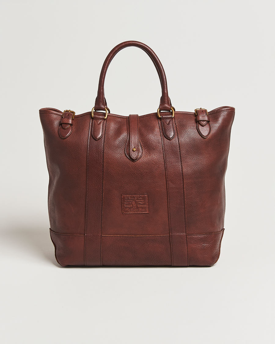 Herre | Tasker | Polo Ralph Lauren | Leather Tote Bag British Tan