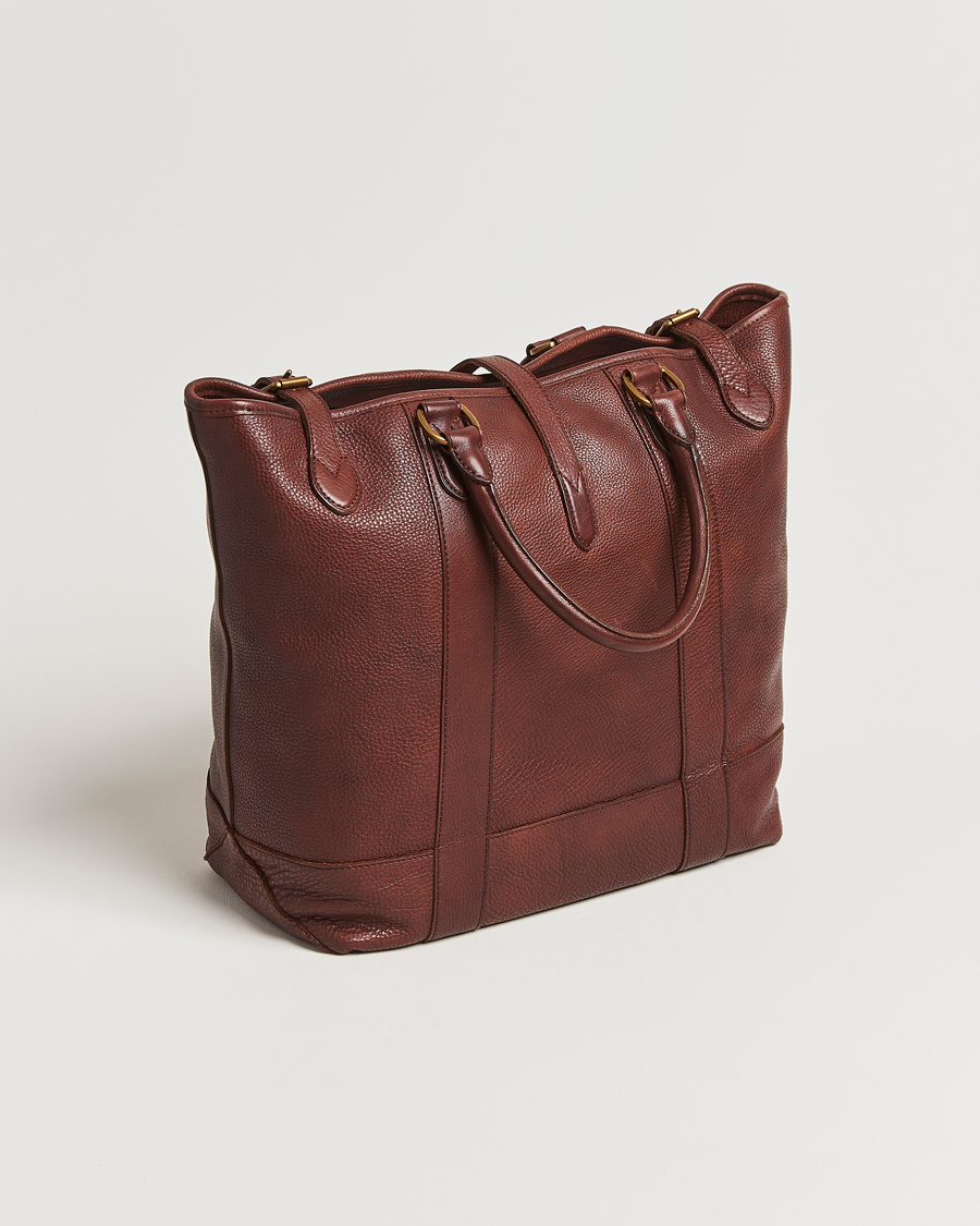 Herre | Tasker | Polo Ralph Lauren | Leather Tote Bag British Tan