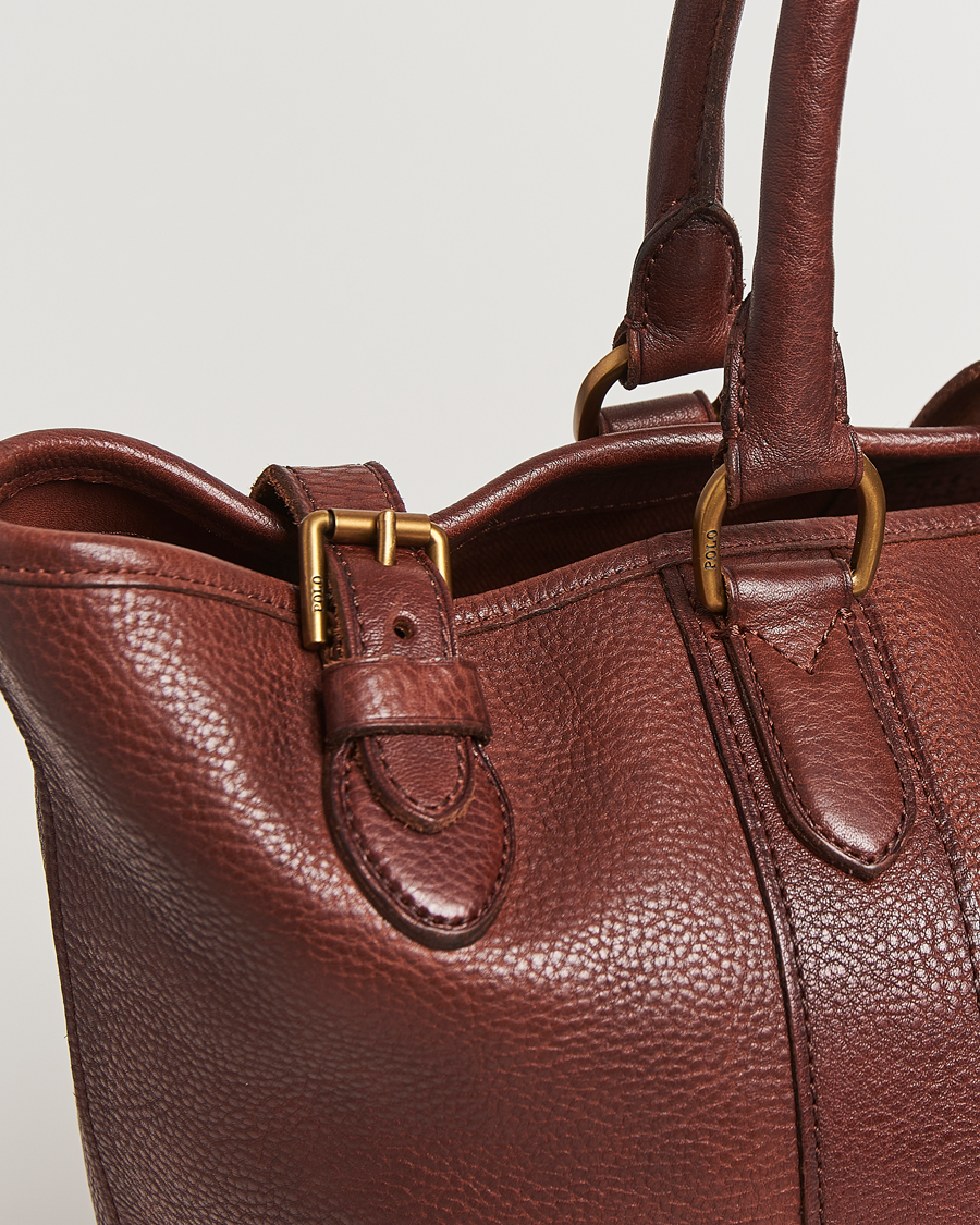 Herre | Tasker | Polo Ralph Lauren | Leather Tote Bag British Tan