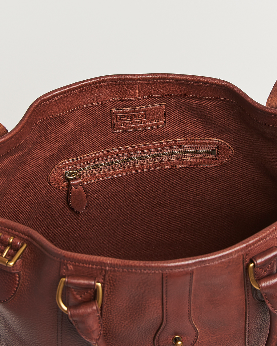 Herre | Tasker | Polo Ralph Lauren | Leather Tote Bag British Tan