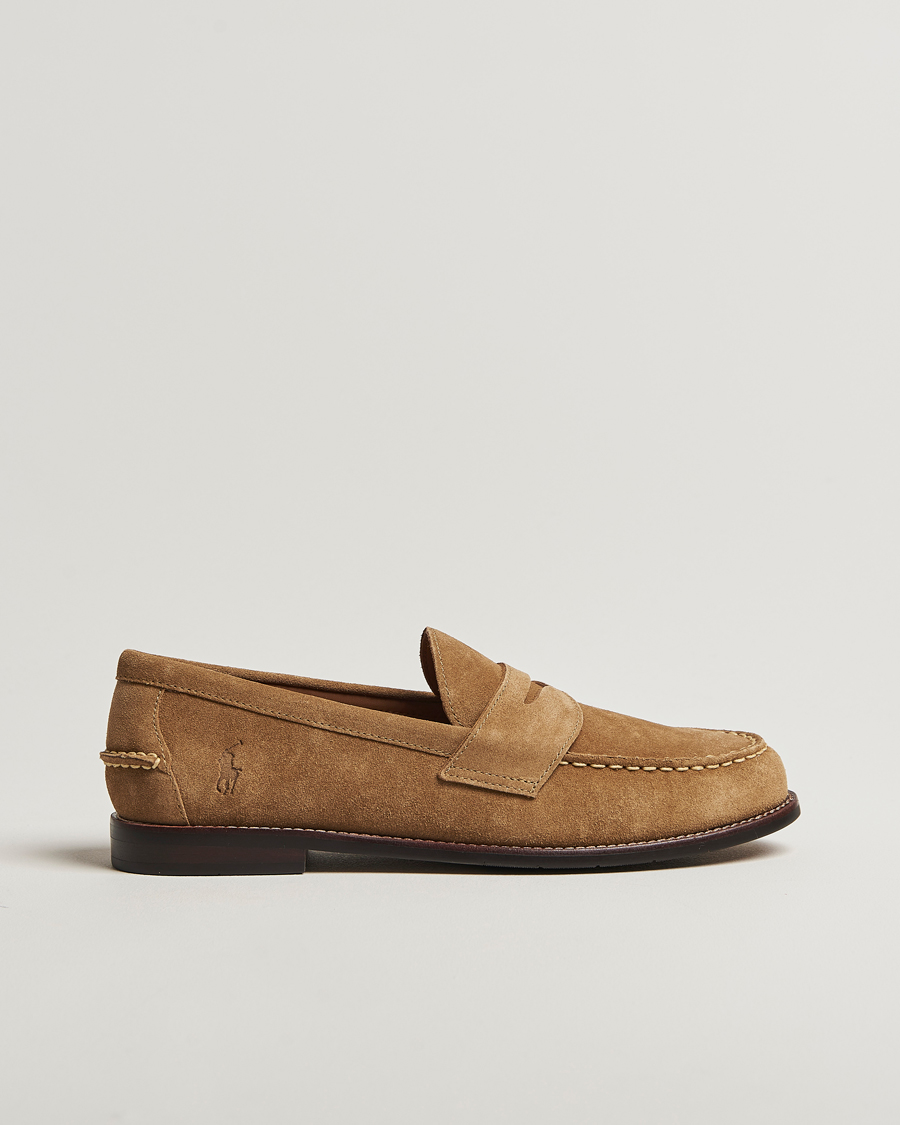 Herre | Loafers | Polo Ralph Lauren | Alston Suede Penny Loafer Desert Tan