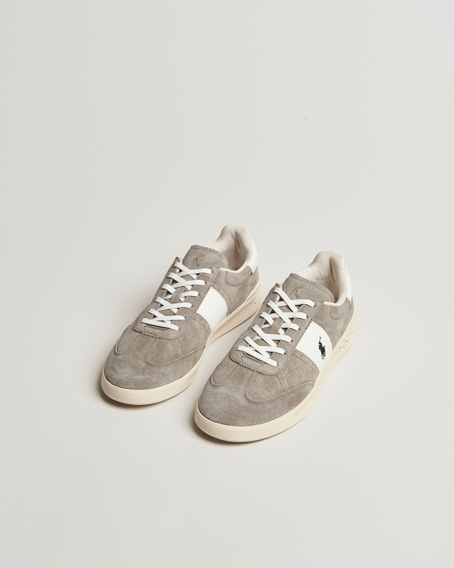 Herre | Polo Ralph Lauren Aera Suede Sneaker Grey/White | Polo Ralph Lauren | Aera Suede Sneaker Grey/White