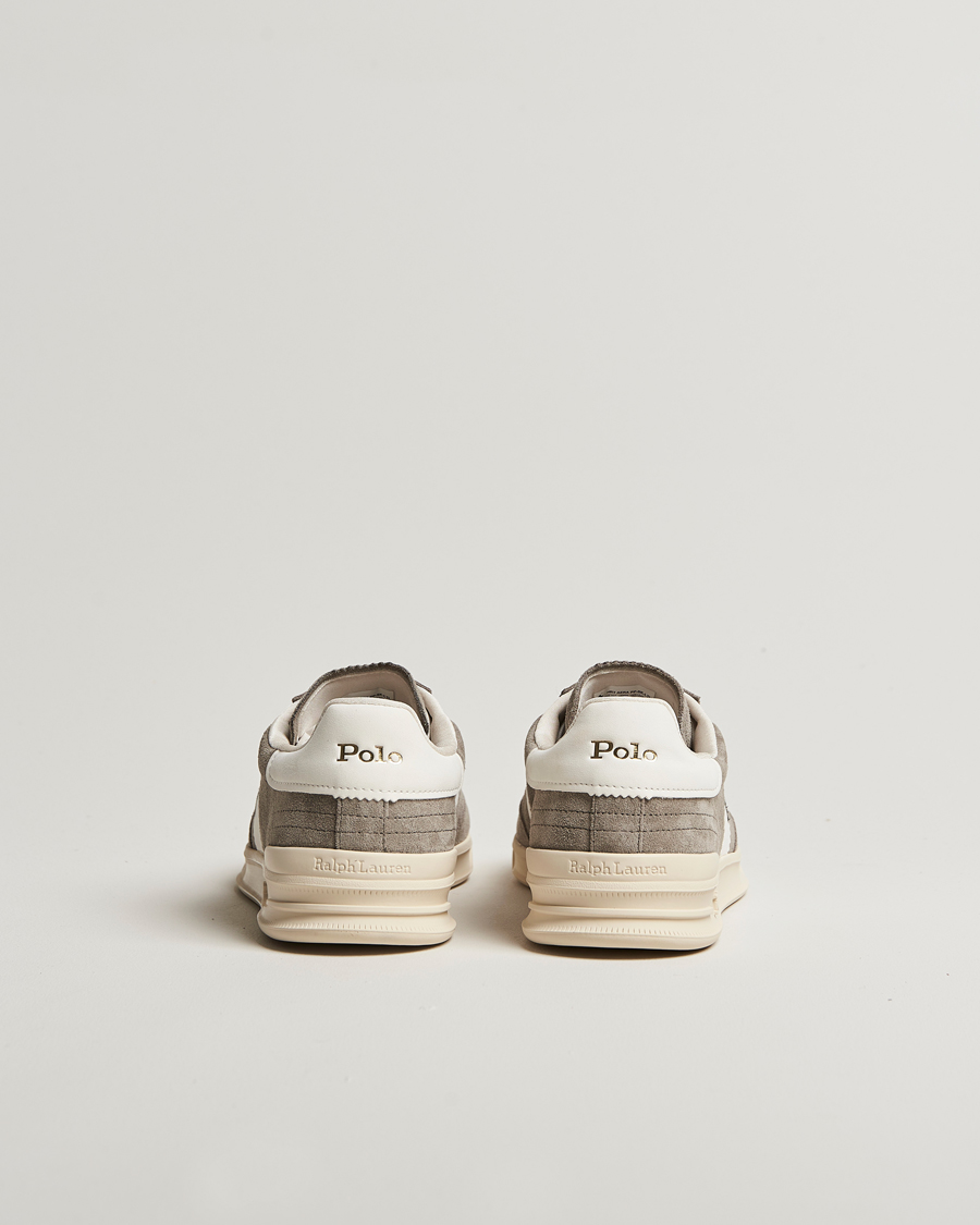 Herre | Polo Ralph Lauren Aera Suede Sneaker Grey/White | Polo Ralph Lauren | Aera Suede Sneaker Grey/White