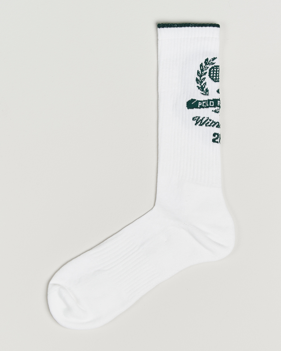 Herre | Undertøj | Polo Ralph Lauren | Wimbledon Crew Cotton Socks White
