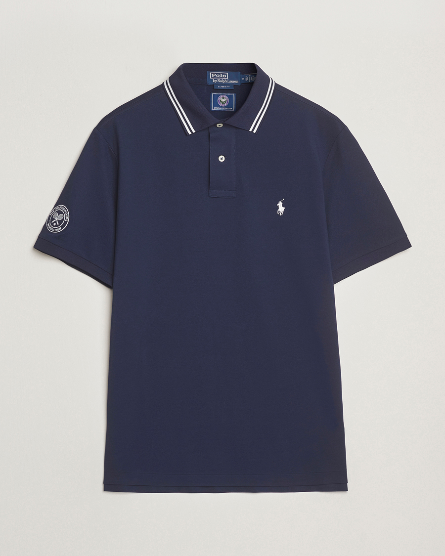 Herre | Polotrøjer | Polo Ralph Lauren | Wimbledon Performance Polo Refined Navy
