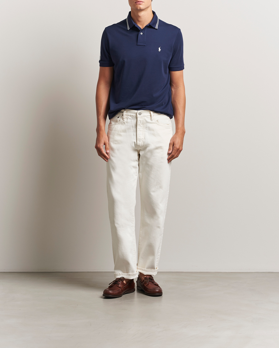 Herre | Polotrøjer | Polo Ralph Lauren | Wimbledon Performance Polo Refined Navy