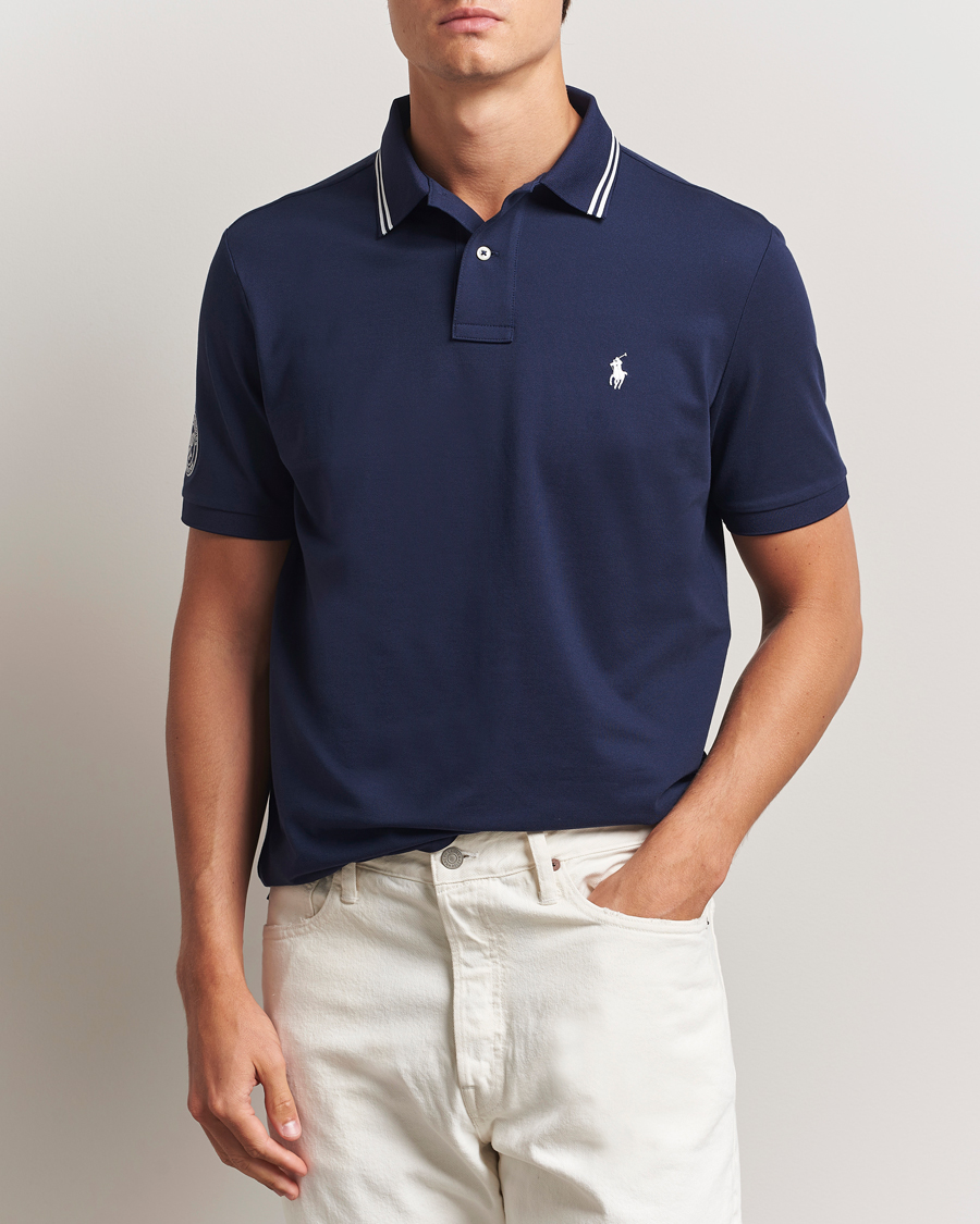Herre | Polotrøjer | Polo Ralph Lauren | Wimbledon Performance Polo Refined Navy