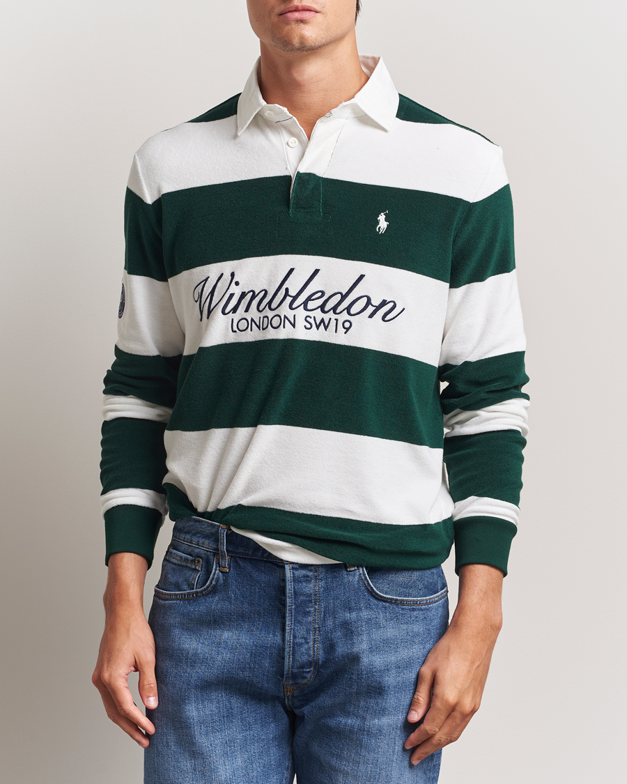 Herre | Trøjer | Polo Ralph Lauren | Wimbledon Rugby Moss Agate/White