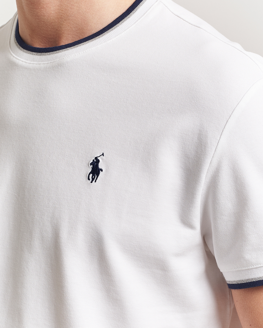Herre | T-Shirts | Polo Ralph Lauren | Mesh Polo Tee White