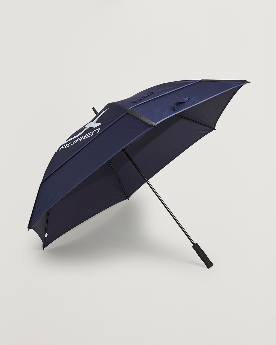 Herre | RLX Ralph Lauren Large Golf Umbrella Navy Multi | RLX Ralph Lauren | Large Golf Umbrella Navy Multi