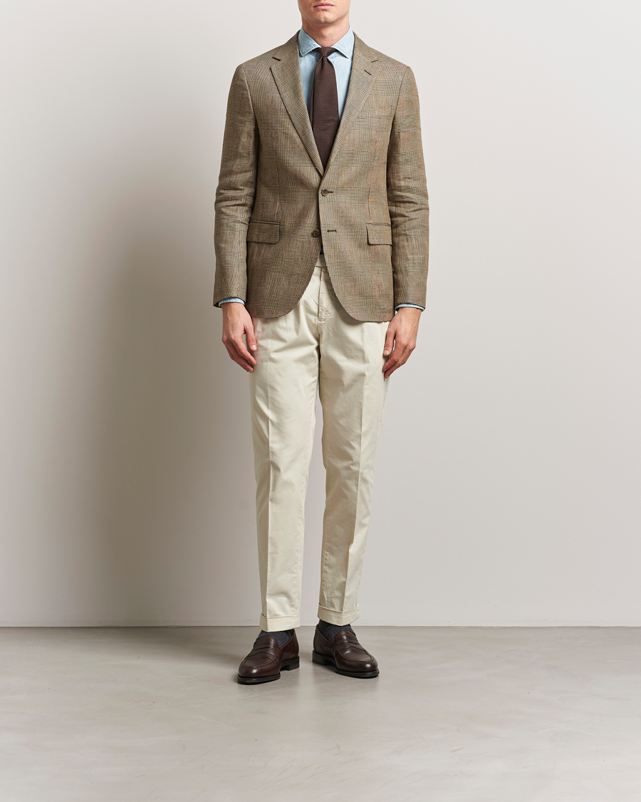 Herre | Blazere & jakker | Polo Ralph Lauren | Glenplaid Sportcoat Tan/Brown