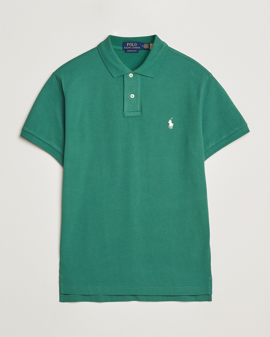 Herre | Polotrøjer | Polo Ralph Lauren | Custom Slim Fit Polo Antique Green