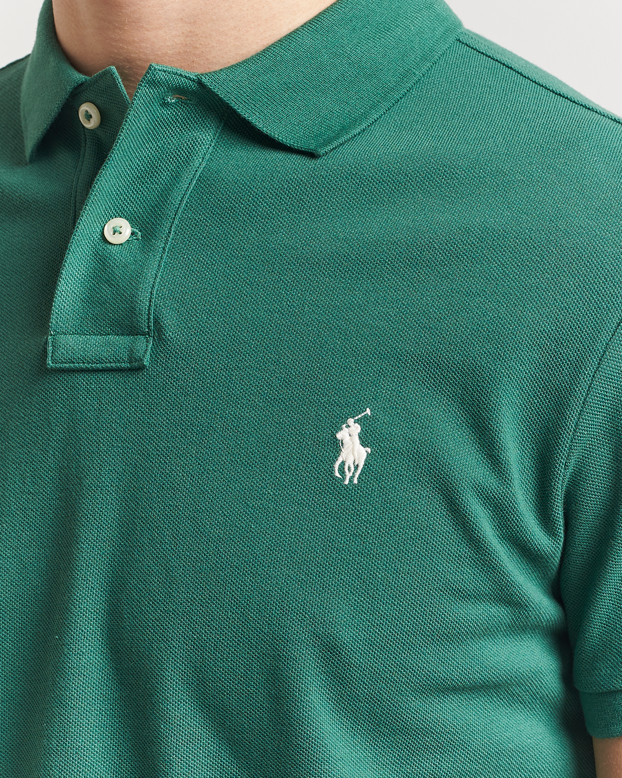 Herre | Polotrøjer | Polo Ralph Lauren | Custom Slim Fit Polo Antique Green