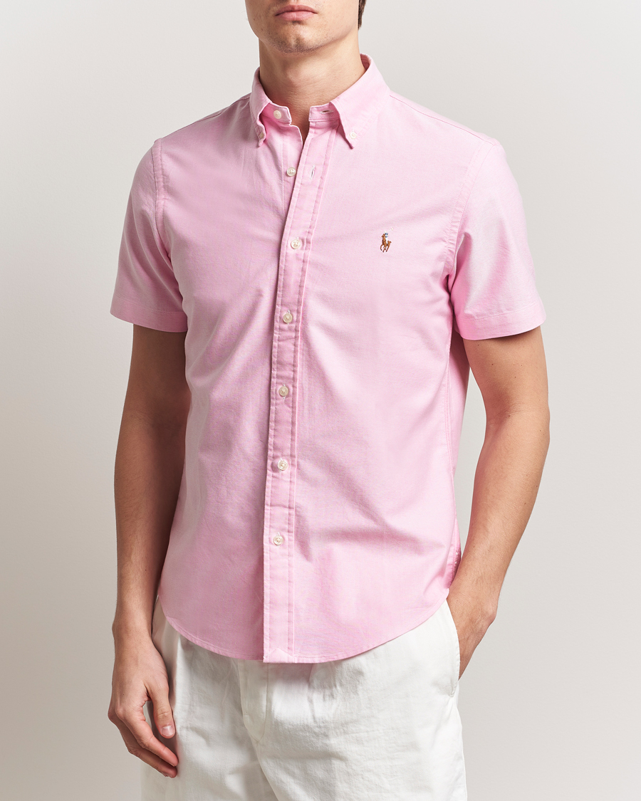 Herre | Skjorter | Polo Ralph Lauren | Short Sleeve Oxford Shirt New Rose