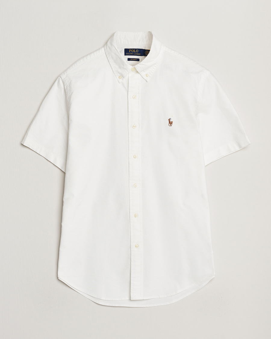 Herre | Skjorter | Polo Ralph Lauren | Short Sleeve Oxford Shirt White