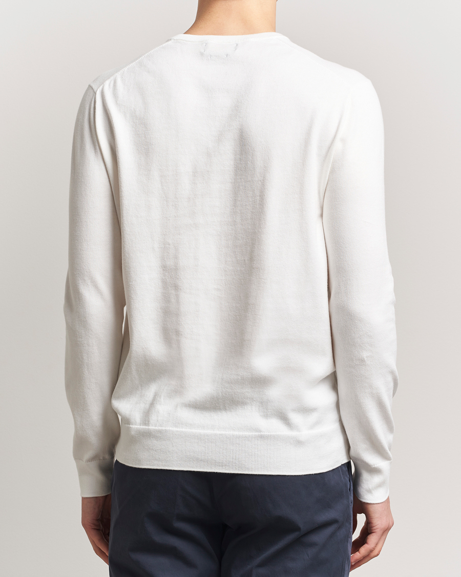 Herre | Trøjer | Polo Ralph Lauren | Cotton Crew Neck Sweater Deckwash White