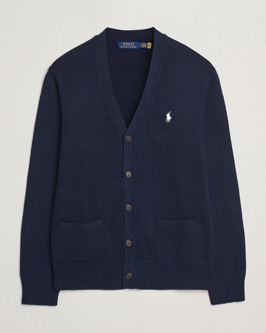 Herre | Trøjer | Polo Ralph Lauren | Cotton Cardigan Hunter Navy